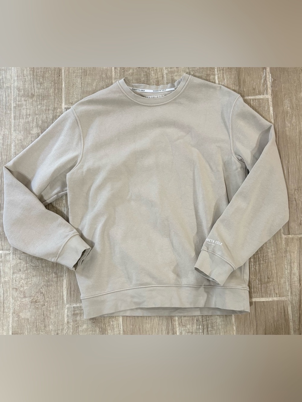 Kenneth Cole Men's Crewneck Sweatshirt - Light Taupe